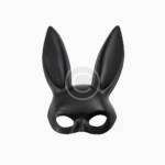 Black bunny mask