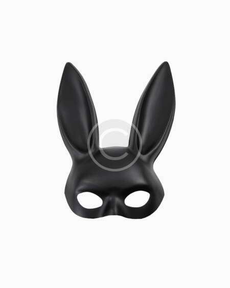 Black bunny mask