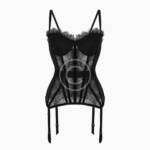 Crotchless mesh suit