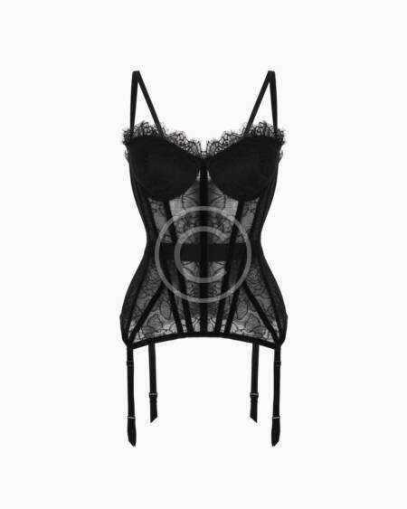 Crotchless mesh suit