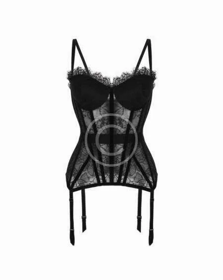 Crotchless mesh suit