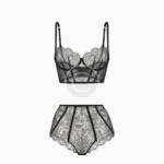 Sheer lace set