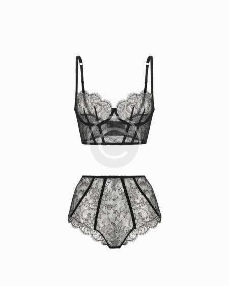 Sheer lace set